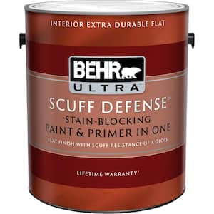 1 gal. Medium Base Extra Durable Flat Interior Paint and Primer in One