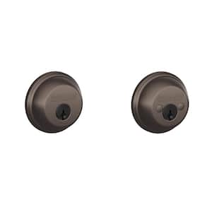 B62 Series Oil Rubbed Bronze Double Cylinder Deadbolt Certified Highest for Security and Durability
