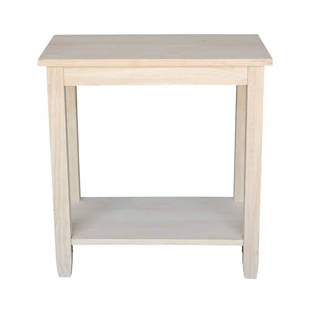 Classic Solid Wood Solano Accent Table in Natural Finish
