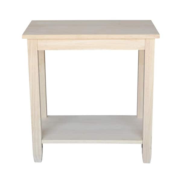 International Concepts Solano Unfinished Accent Table