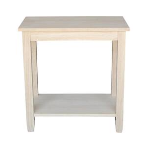 Solano Unfinished Accent Table