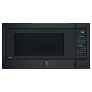 Profile 2.2 cu. ft. Countertop Microwave in Black Slate with Sensor Cooking, Fingerprint Resistant