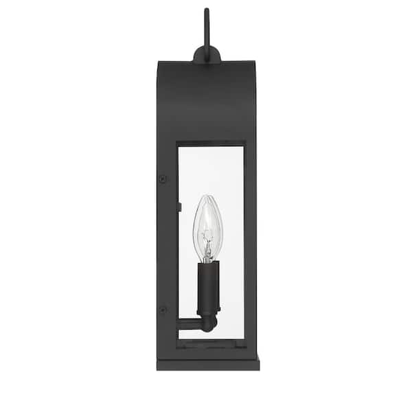 Hunter Kendra Bell 2 Light Matte Black Bell Hardwired Outdoor Lighting for Foyer / Entry Way