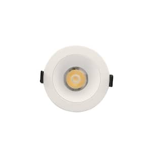 3/4 in. New Construction or Remodel White Canless Integrated LED Recessed Light Kit with Color Changing Technology