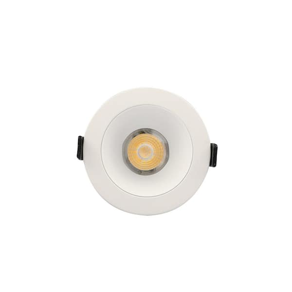 3in. Integrated LED Canless Recessed Light with White Trim, Silver and White Reflectors and CCT, (1-Pack)