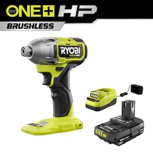ONE+ HP 18V Brushless Cordless 1/4 in. 3-Speed Impact Driver with 2.0 Ah Battery and Charger