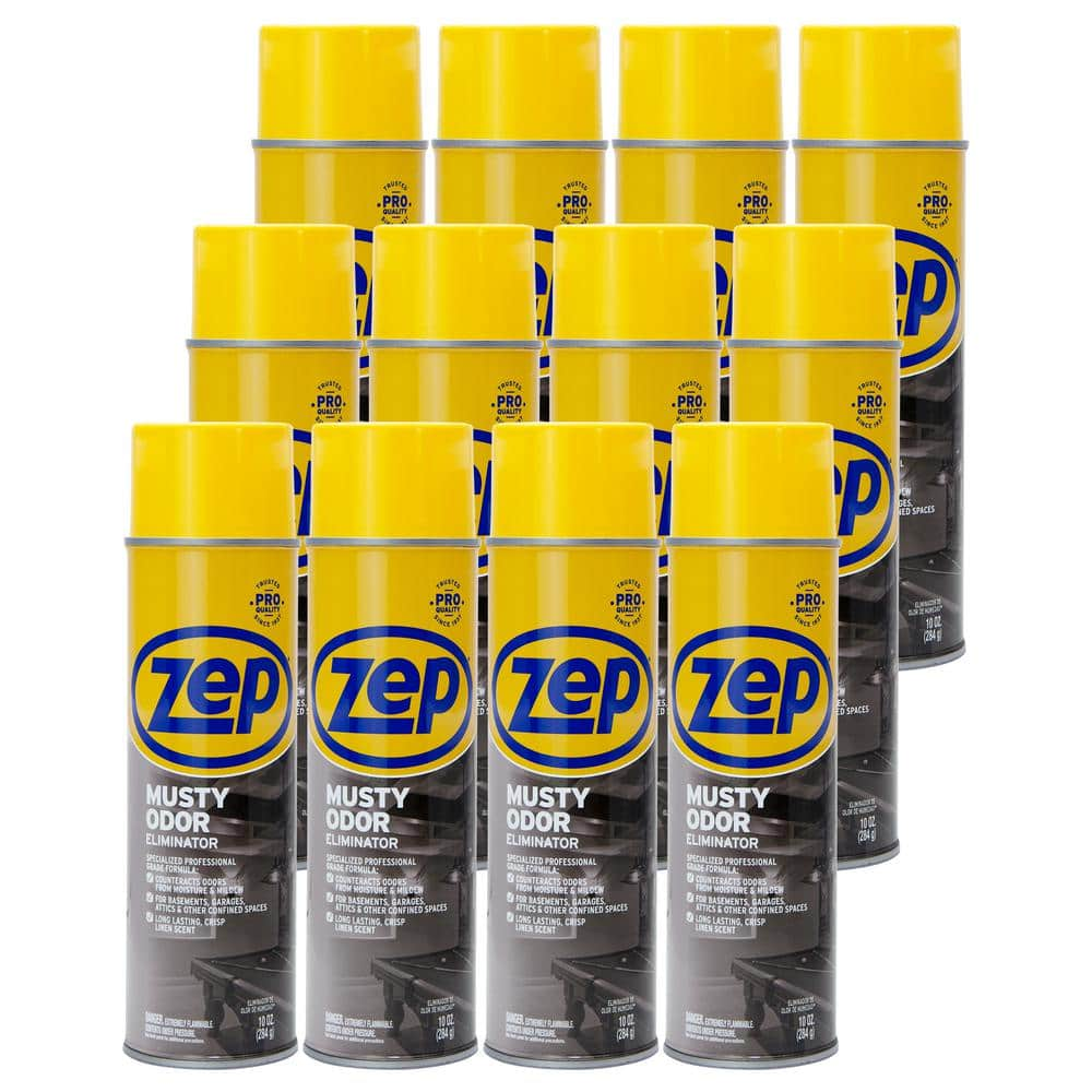 Zep 10 Oz Musty Odor Eliminator Case Of 12 1049475 The Home Depot