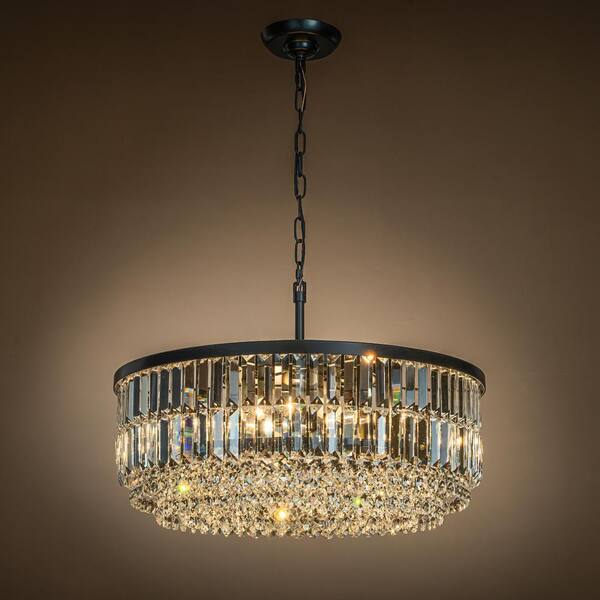 Large round 2024 crystal chandelier