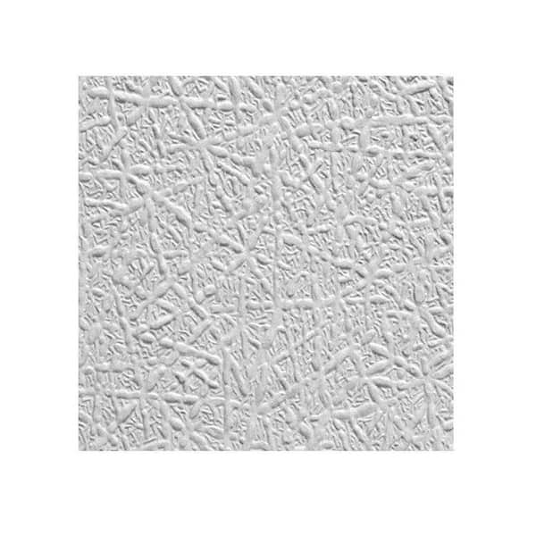 Anaglypta Hamilton Paintable Anaglytpa Original White & Off-White Wallpaper Sample