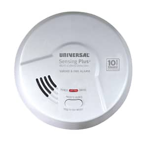 10-Year Sealed, Battery Operated, 2-In-1 Smoke and Fire Detector, Multi-Criteria Detection