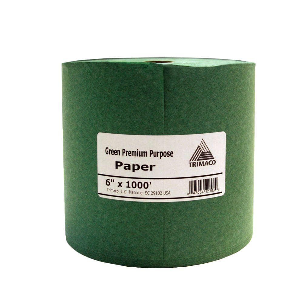 TRIMACO Easy Mask 1 ft. X 180 FT. Green Premium Masking Paper 12212 - The  Home Depot