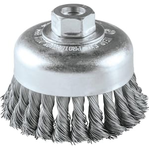4 in. x 5/8 in.-11 Knot Wire Cup Brush