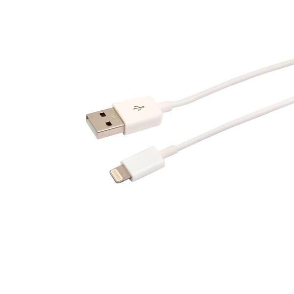 CE TECH 6 ft. Lighting Cable - White