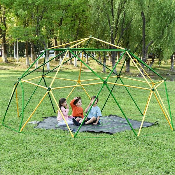 Jushua 13 ft. Geometric Dome Climber Play Center, Kids Climbing
