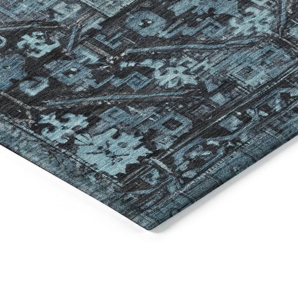 Chantille Machine Washable Indoor/Outdoor Abstract ACN1727 Blue 9 ft. x 12 ft. Area Rug