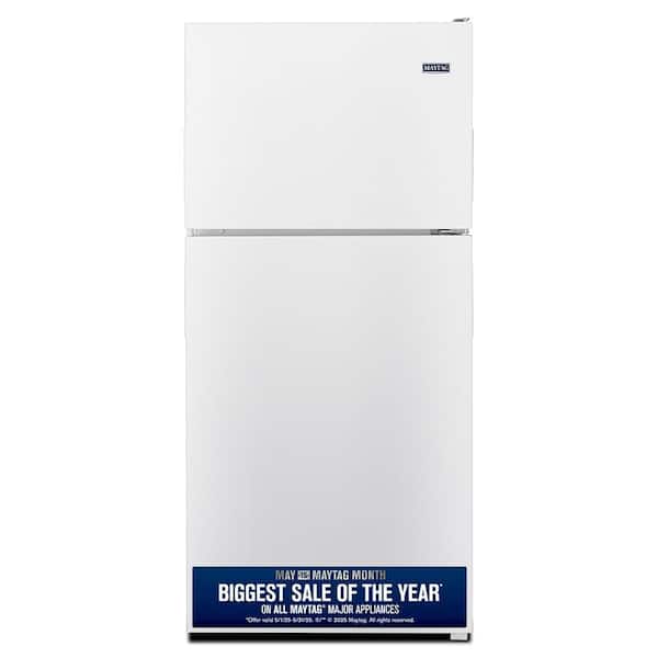 21 cu. ft. Top Freezer Refrigerator in White