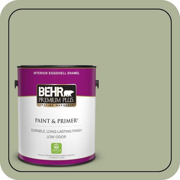 BEHR PREMIUM PLUS 1 gal. Home Decorators Collection #HDC-CT-28 Cottage Hill Eggshell Enamel Low Odor Interior Paint & Primer