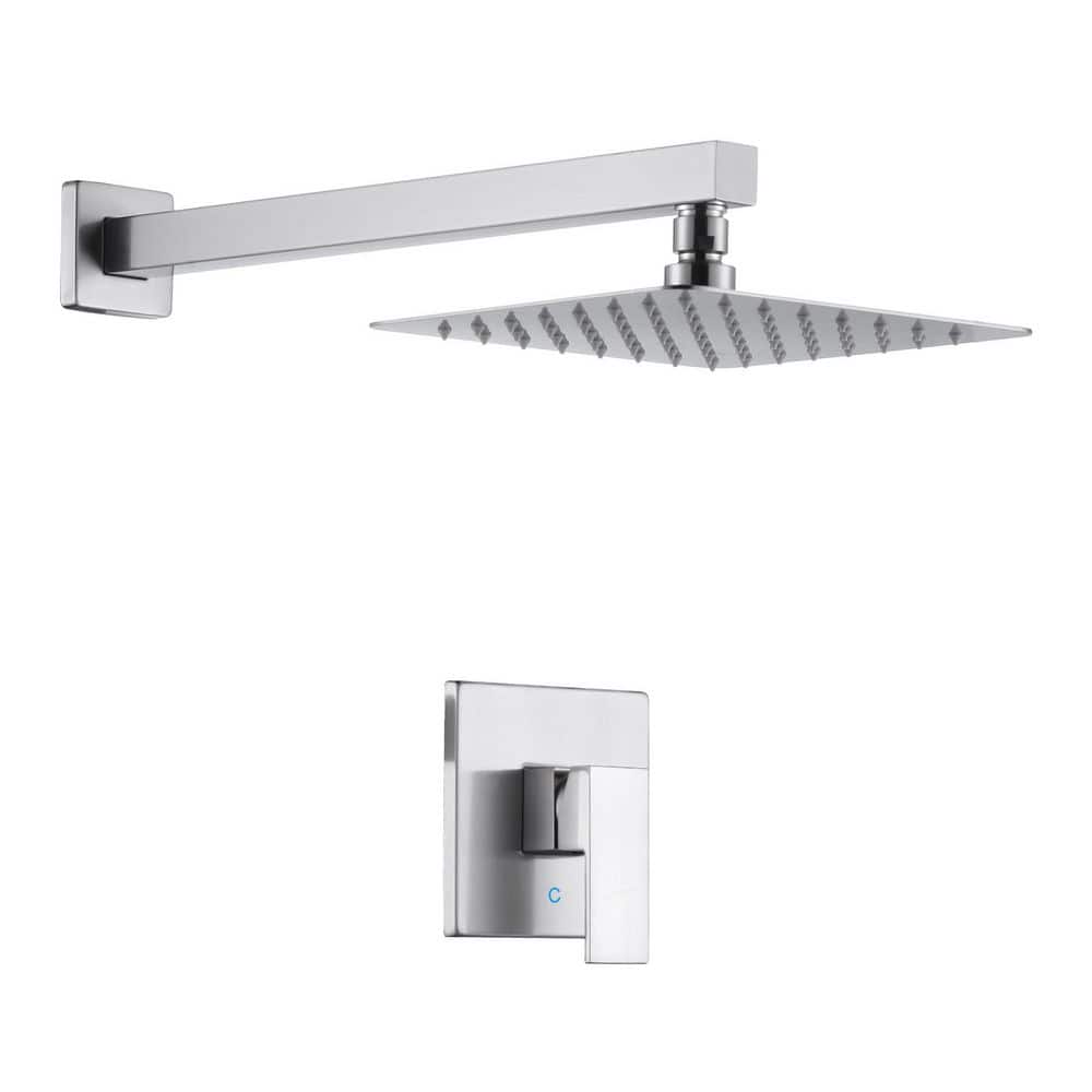 Single Handle 1-Spray Shower Faucet 1.8 GPM with Pressure Balance in Nickel (Valve Included) price history on PriceWatchPro