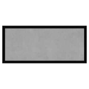 Black Museum 51 in. x 23 in. Framed Magnetic Board