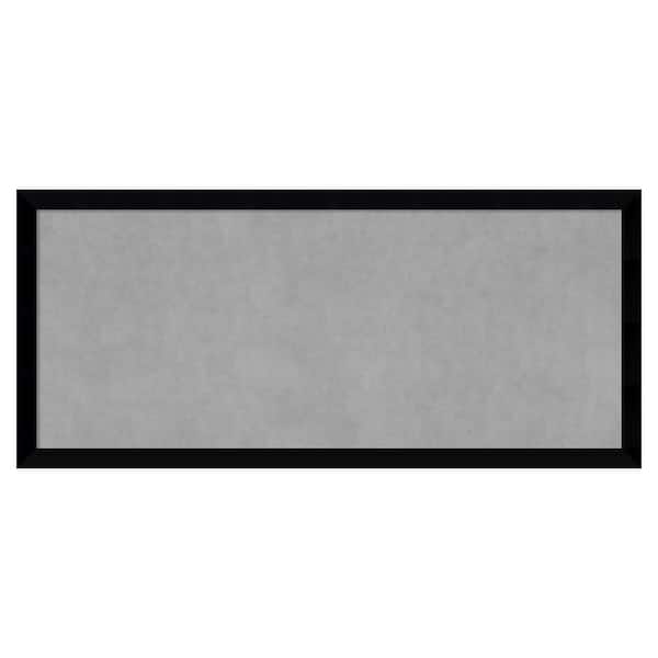 Amanti Art Black Museum 51 in. x 23 in. Framed Magnetic Board