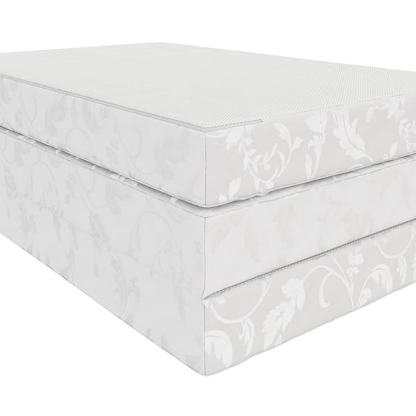 Signature Sleep Twin Size Medium Comfort Polyester Fill 4 in. Tri-Fold Mattress/Folding Mattress