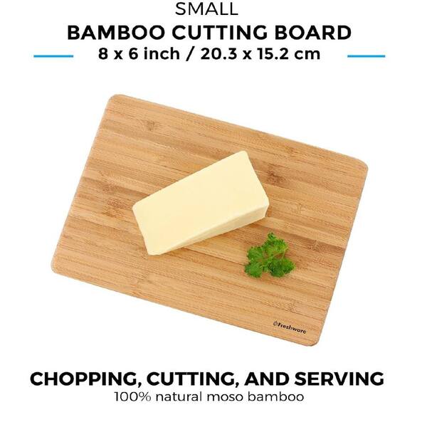 Freshware Reversible Kitchen Cutting Board (3-Piece) White