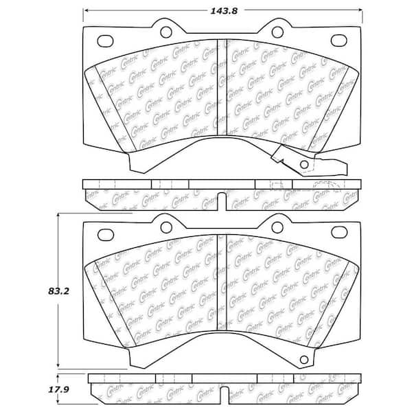 Centric Parts Disc Brake Pad Set