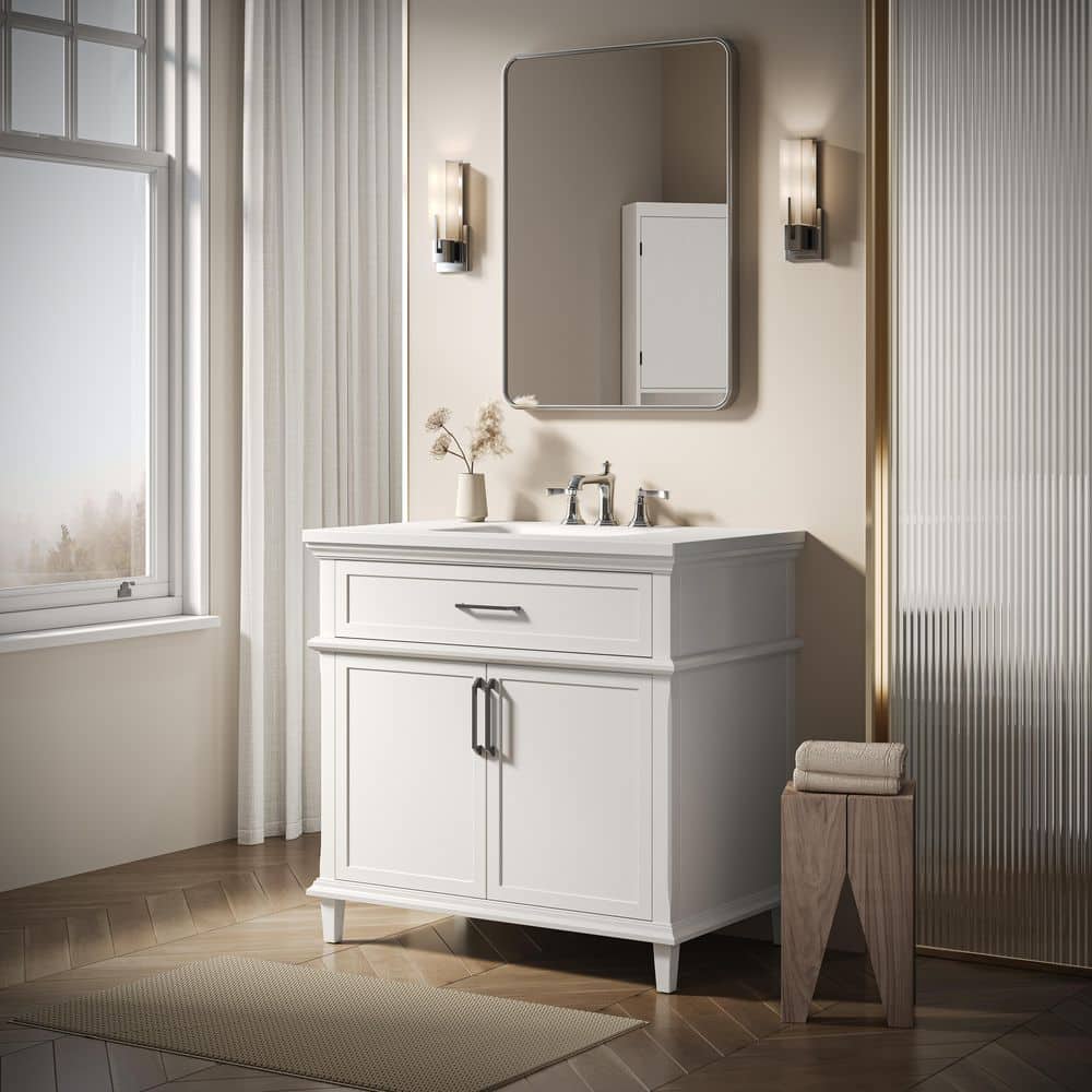 【vani】キャビネット HOROW Velora 36 in. W x 22 in. D x 34 in. H Bath Vanity Cabinet