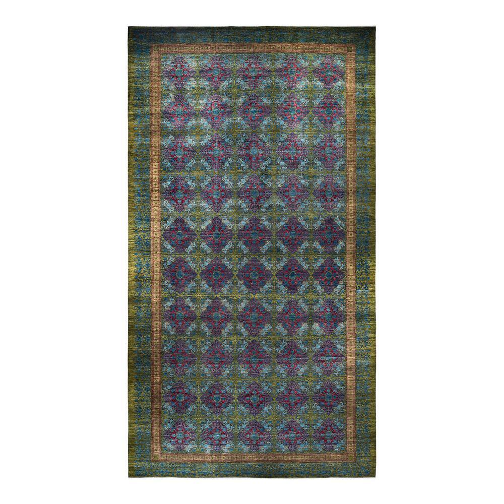 Suzani Handmade Green 11 ft. 2 in. x 22 ft. 6 in.  Indoor Area Rug price history on PriceWatchPro
