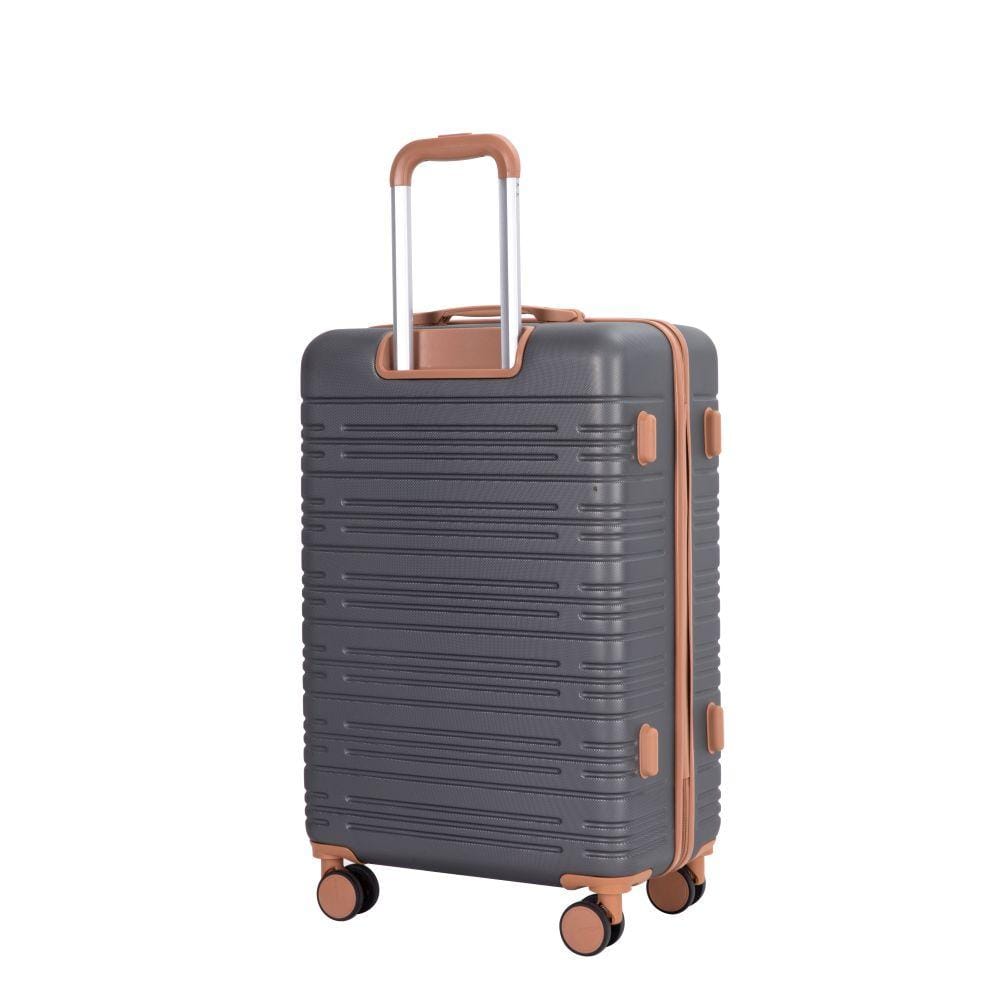 5-Piece ABS Luggage Set 20/24/28 + Travel Toiletry Bag, TSA Lock, Gray price history on PriceWatchPro