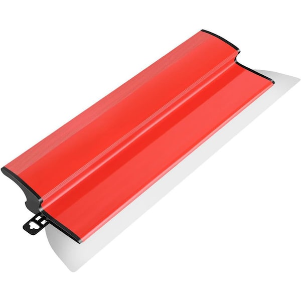 16 in. Stainless Steel Joint Taping Knife with Ergonomic Handle for Drywall Smoothing and Decoration