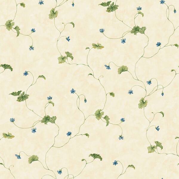 The Wallpaper Company 56 sq. ft. Green Willow Trail Wallpaper