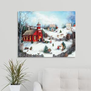 "Holly Hill School" by Linda Nelson Stocks Canvas Wall Art