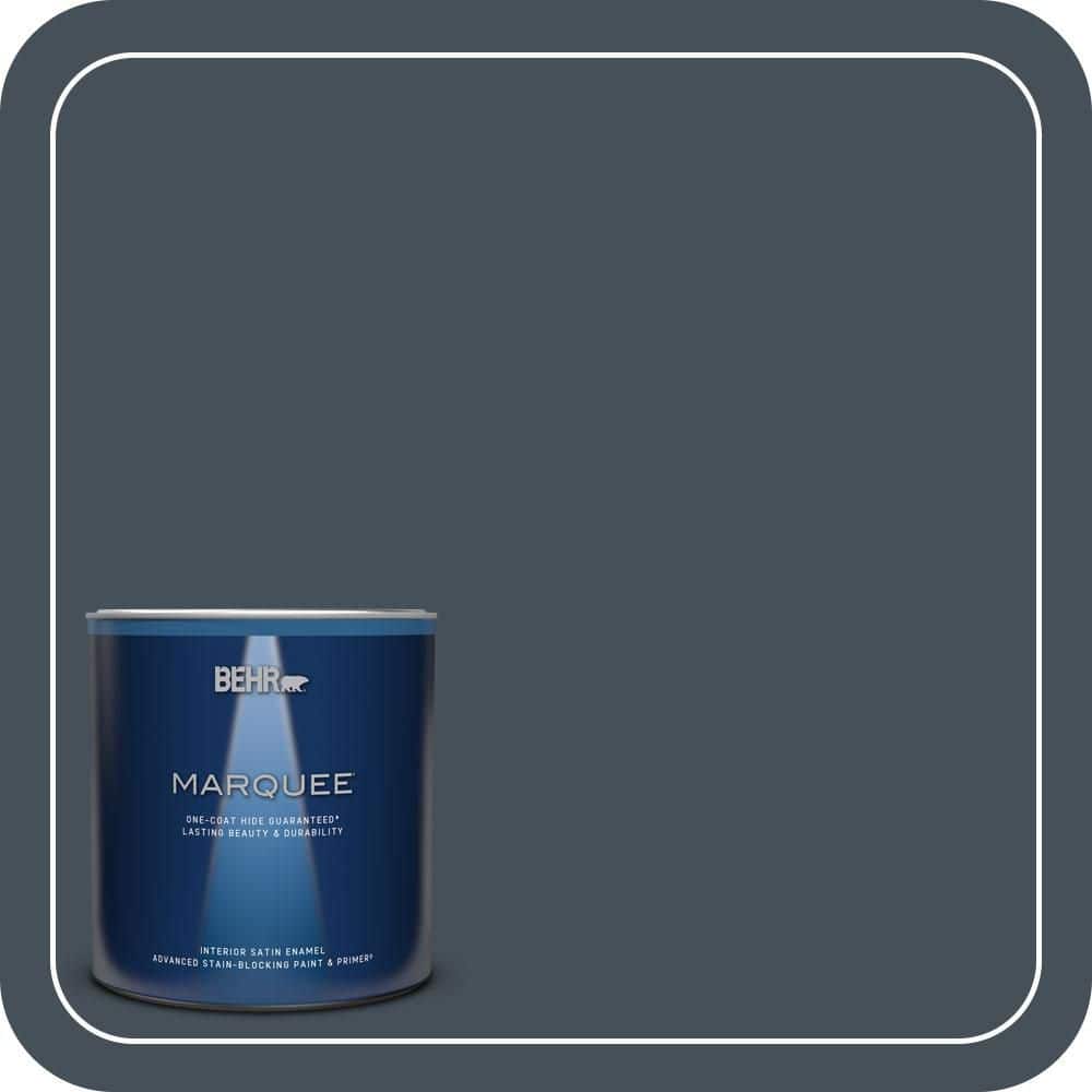 1 qt. #PPF-48 Evening Storm Satin Enamel Interior Paint & Primer product image for price tracking