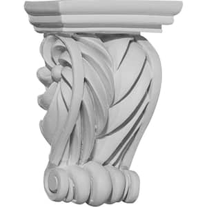 2-5/8 in. x 1-3/8 in. x 3-5/8 in. Primed Polyurethane Alexandria Corbel