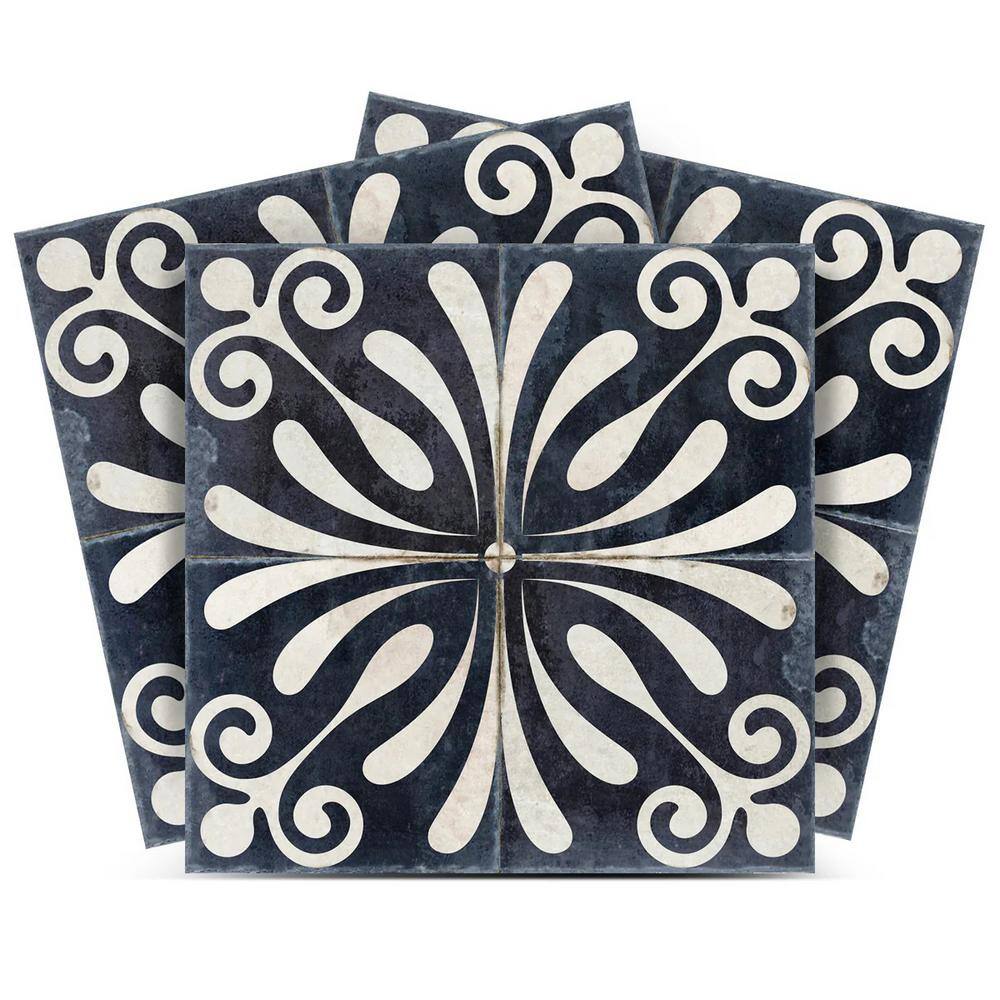 Ivory and Black B38 12 in. x 12 in. Vinyl Peel and Stick Tile (24 sq. ft. 24 Tiles/Pack) price history on PriceWatchPro