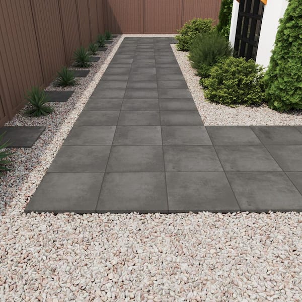 MSI Nolitan Carbon 3 cm x 24 in. x 24 in. Porcelain Paver Floor Tile (8 sq. ft./Case)
