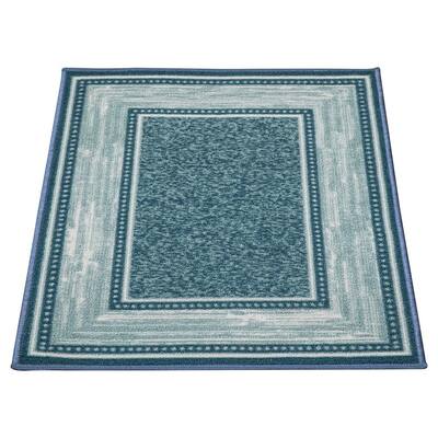 2'7 X 9'10 Ottomanson Ottohome Collection Modern Moroccan Design Runner Rug Blue 2'7 X 9'10 Ottomanson Ottohome Collection Modern Moroccan Design Runner Rug Blue