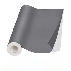 17 in. x 79 in. Gray Self Adhesive Leather Repair Patch for Couches, Furniture, Car Seats, Cabinets and Wall