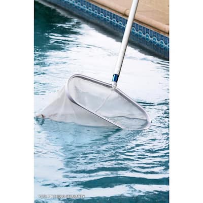 Heavy-Duty Aluminum Leaf Rake for Swimming Pools and Spas