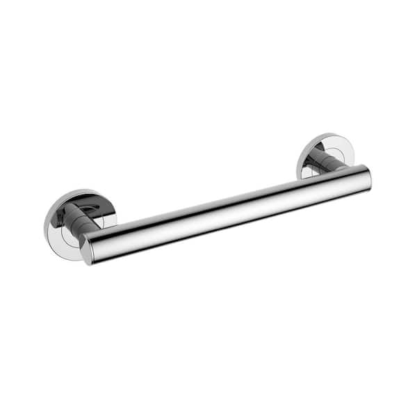 12 in. Concealed Screw Grab/Assist Bar Shower/Toilet Grab Bar for Handicapped or Elderly in Chrome