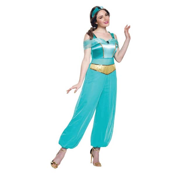 Women's Deluxe Aladdin Jasmine Costume - Medium - Adult Halloween Costume