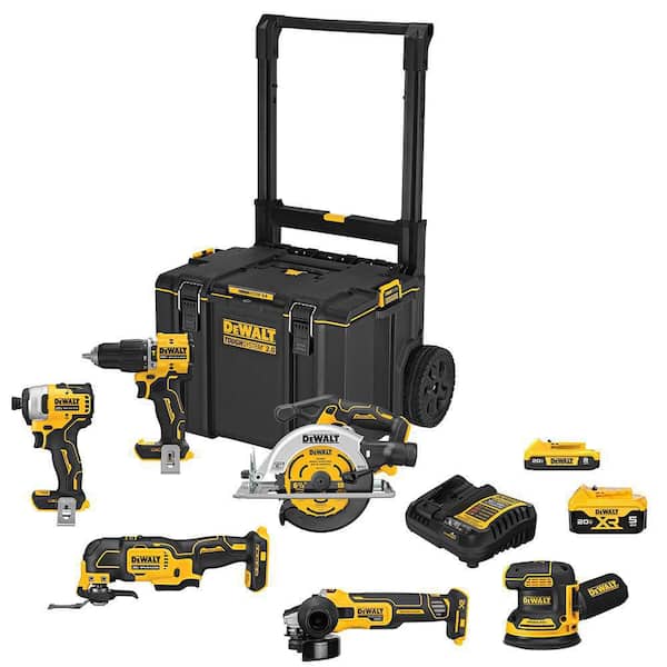 DEWALT - 20-Volt MAX ToughSystem Lithium-Ion 6-Tool Cordless Combo Kit