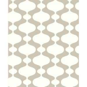 A-Street Prints Emilio Turquoise Retro Washable Wallpaper Sample