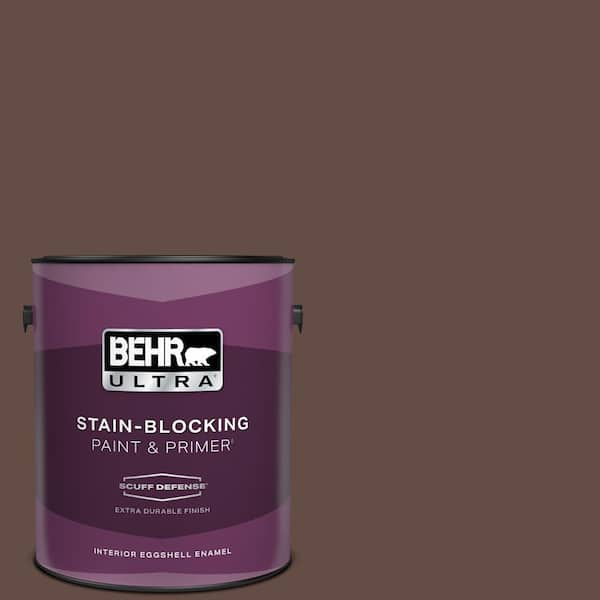 BEHR ULTRA 1 gal. #PPU3-20 Cinnabark Extra Durable Eggshell Enamel Interior Paint & Primer