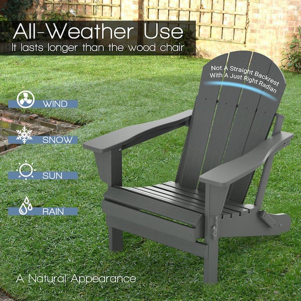 Resin plastic deals adirondack chair