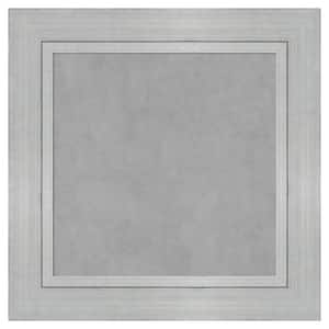 Romano Silver 27 in. x 27 in Framed Magnetic Board