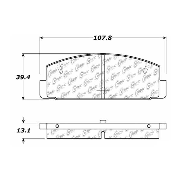 Centric Parts Disc Brake Pad Set