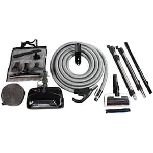 Mixed-Floor Dual Electric Powerhead Kit with 35 ft. Direct Connect Hose for Central Vacuums
