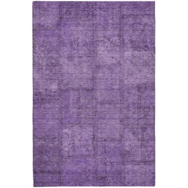 Dream Shag Premium Machine Washable Abstract ADS685 Fern 3 ft. x 5 ft. Area Rug